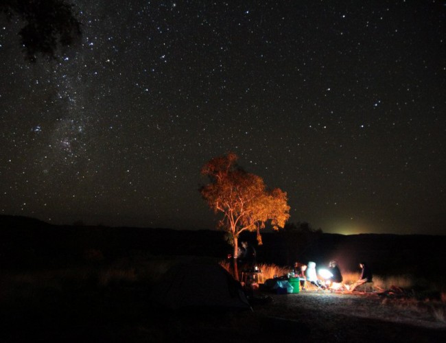 Billion star camping with Western X